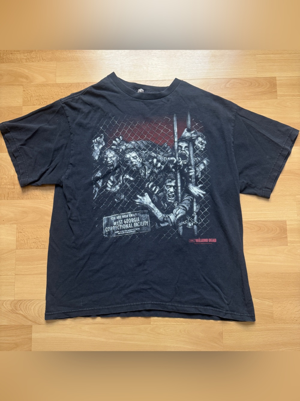 The Walking Dead Y2K 2013 Graphic Tee Mens Size Large